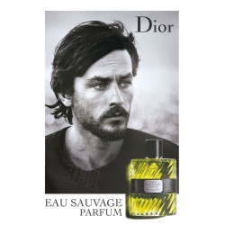 Affiche originale Eau Sauvage Parfum pour DIOR, "Alain Delon"