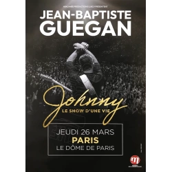 Affiche originale Hommage à Johnny Hallyday par Jean-Baptiste Guegan