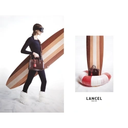 Affiche originale Lancel pour l'iconique sac "Swann"