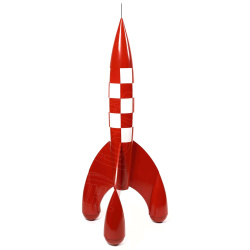La fusée Aroutcheff – 114 cm – (1986) – Hergé – Tintin