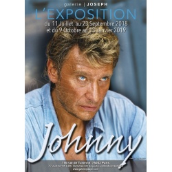 L'Exposition Johnny Halliday à la Galerie Joseph. (Portrait)