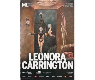 Affiche originale de l'exposition consacré à Leonora Carrington (Levitasium)