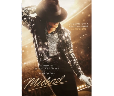 Michael Jackson Biopic 2026, affiche originale visuel "Chapeau"