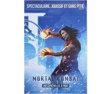 Mortal Kombat II, affiche originale du film version droite bleue