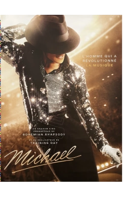 Michael Jackson Biopic 2026, affiche originale visuel "Chapeau"