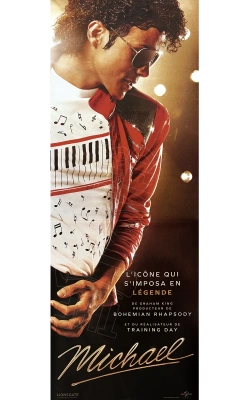 Michael Jackson Biopic 2026, affiche originale visuel "Icône"